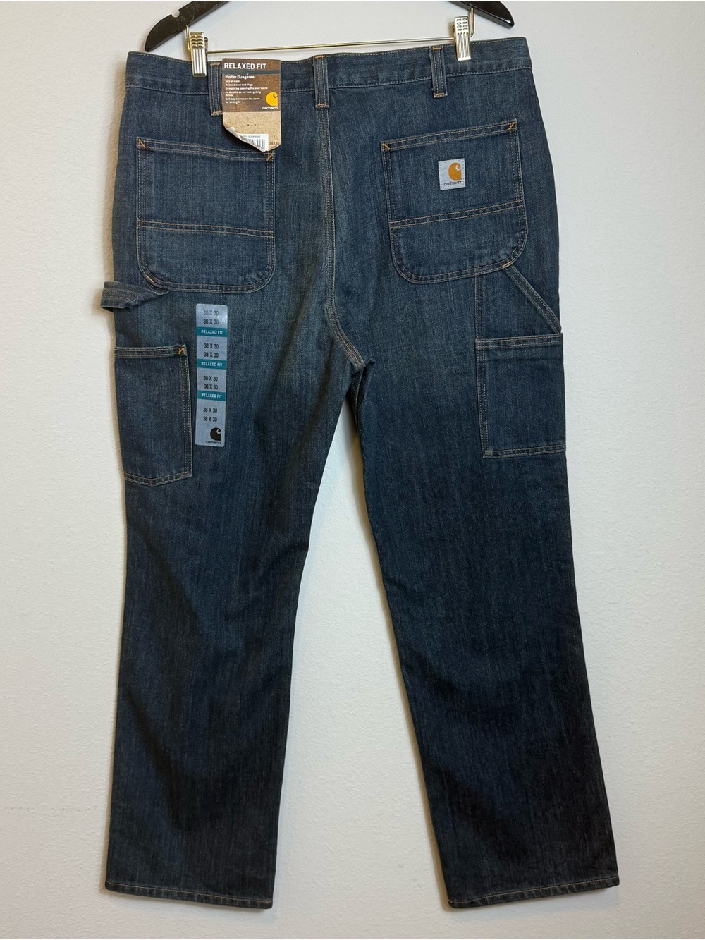 NEW Carhartt Men’s 38x30 Holter Dungaree Relaxed Fit Jeans